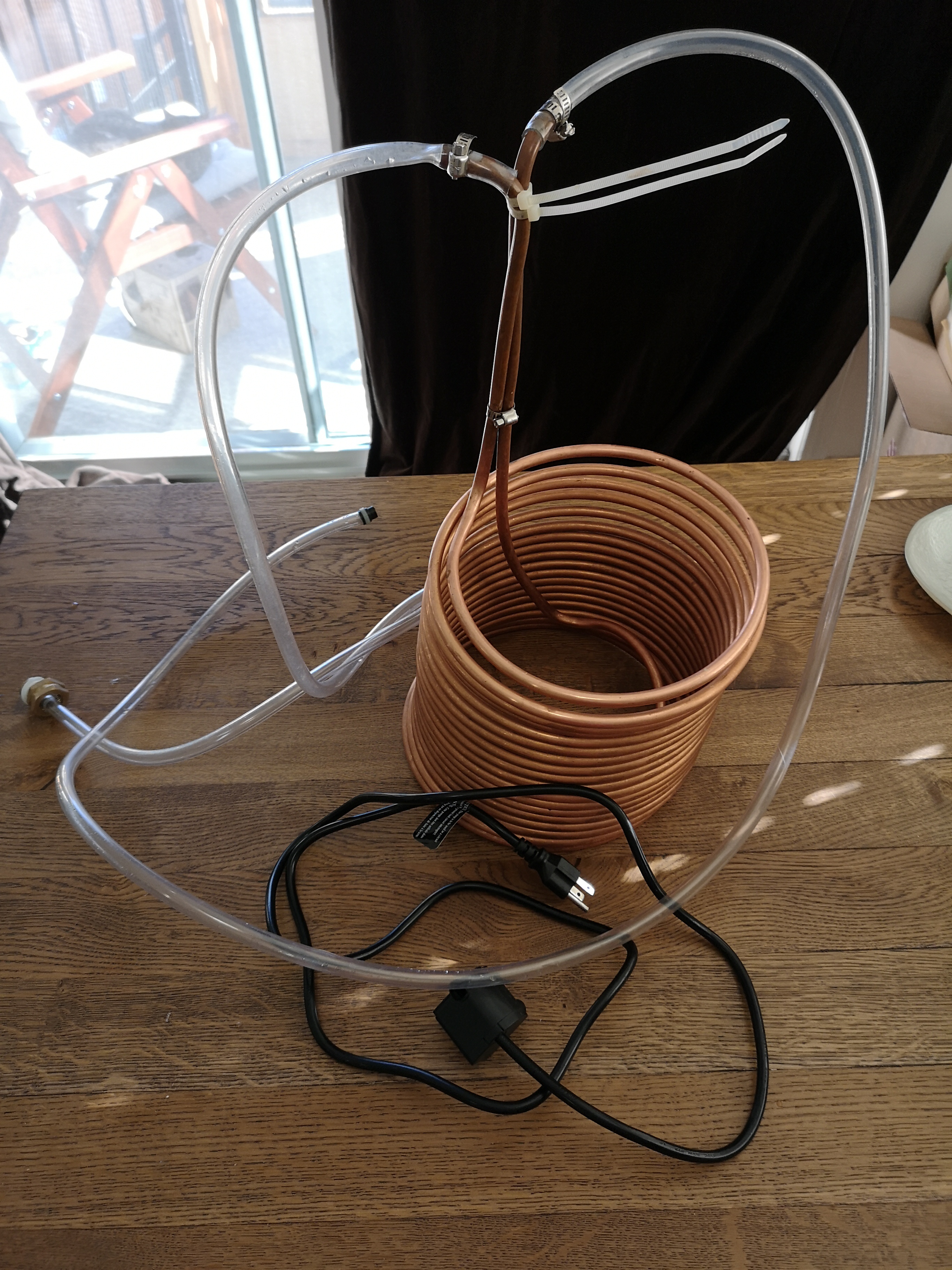 Beer cooling coil